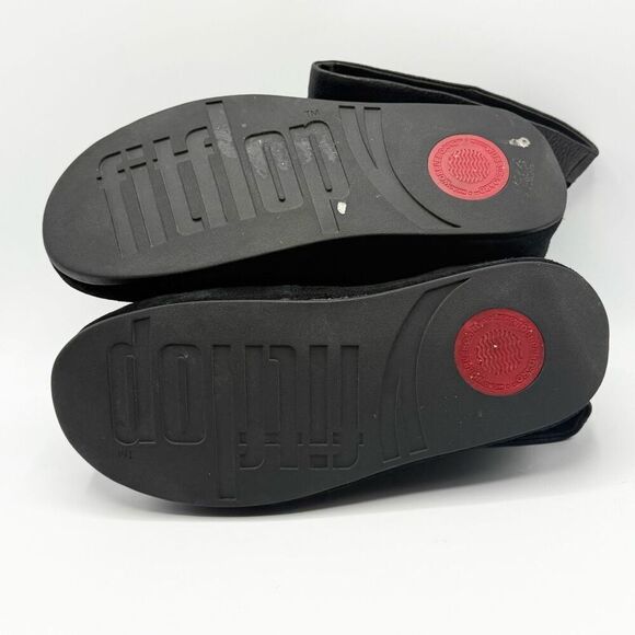 FitFlop Crush Suede Black Boots - Women’s US 7 - Picture 11 of 11